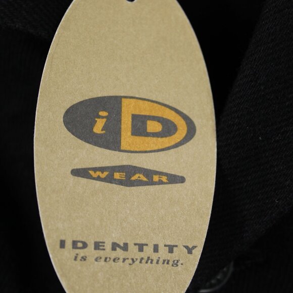 ID WEAR (IDENTITY) MEN'S BLACK DENIM JACKET EMBROIDERED "IMAX" SIZE XL; NWT - Picture 3 of 5